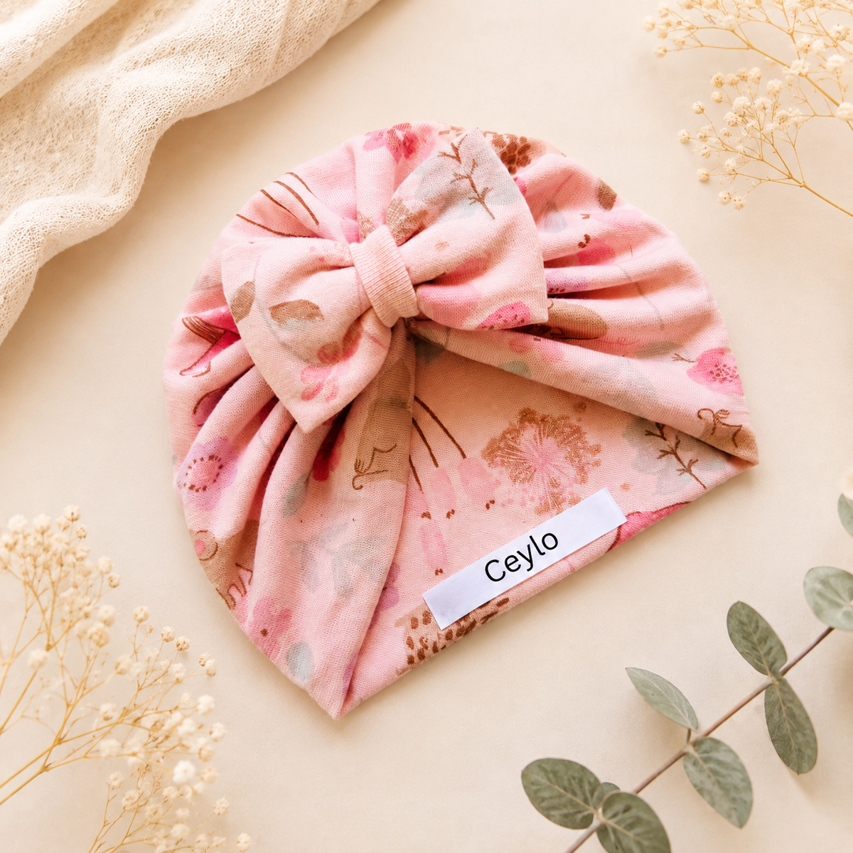 Blush Bloom Turban